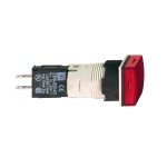 XB6CV4BB square red complete pilot light Ø16 with integral LED 12 24V Schneider Electric 101441 1500x1500