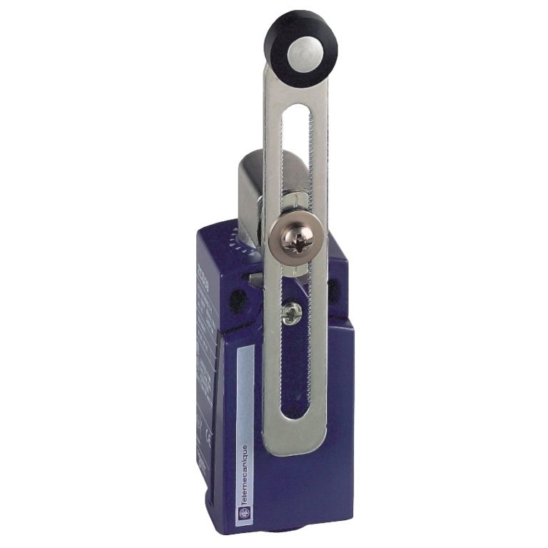 XCKD2145G11 Limit switch, Limit switches XC Standard, XCKD, thermoplastic plastic roller lever var.length, 1NC 1 NO, snap, Pg