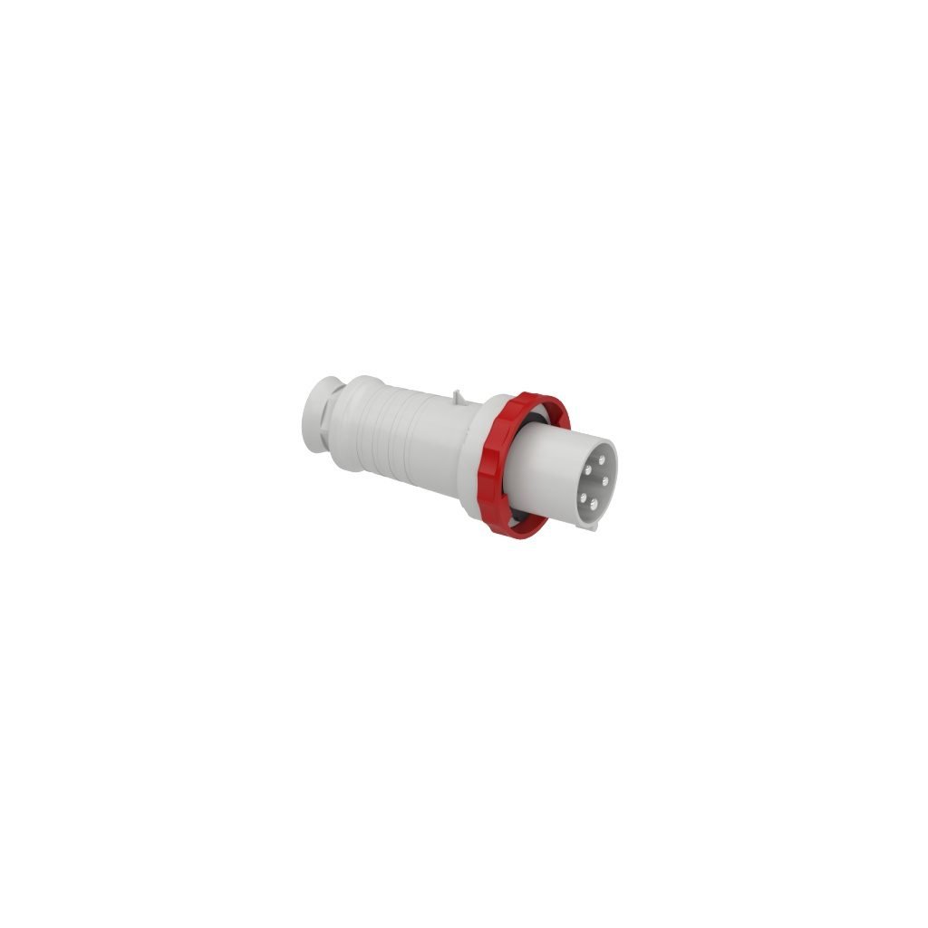 81383 PratiKa wander plug straight 63 A 3P N E 380 415 V AC IP67 Schneider Electric 81383 image web
