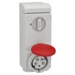 83047 Unika interlocked socket 32 A 3P N E 380 415 V AC IP44 wall Schneider Electric 83047 image 1500x1500