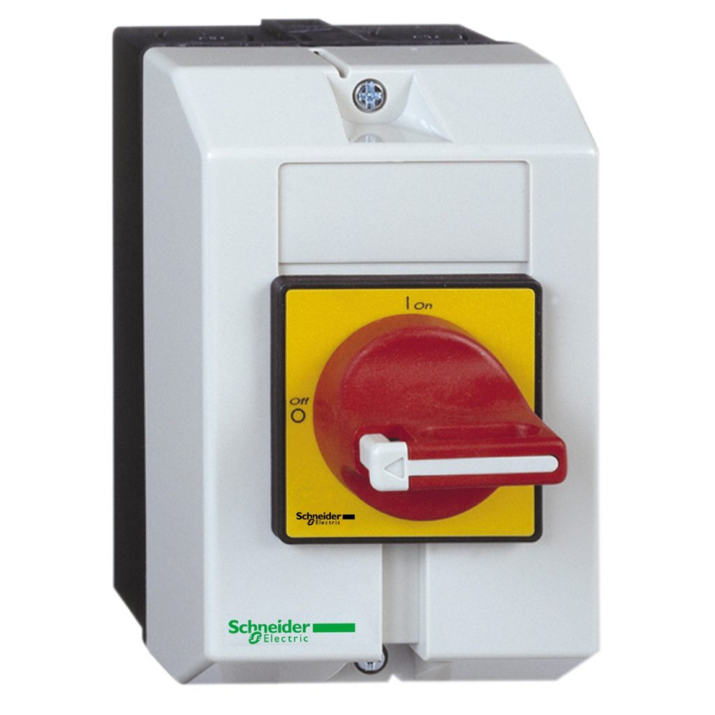 VCF01GE TeSys Vario enclosed, emergency switch disconnector, 16A, IP65 Schneider Electric 9348 se 1500x1500