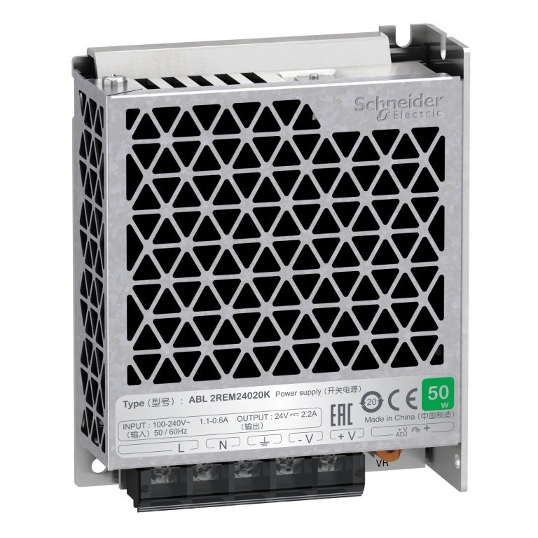ABL2REM24020K single phase power supply, 100 240V input, 24V DC output, 53W, 2,2A Schneider Electric abl2 64986 cpsct17002 15