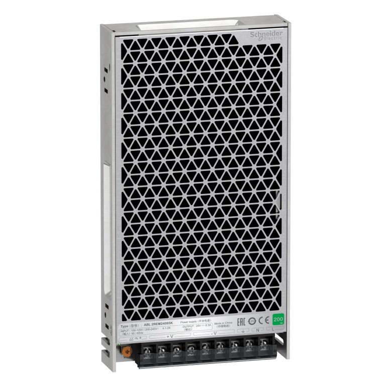 ABL2REM24085K single phase power supply, 100 240V input, 24V DC output, 200W, 8,3A Schneider Electric abl2 64986 cpsct17005 1
