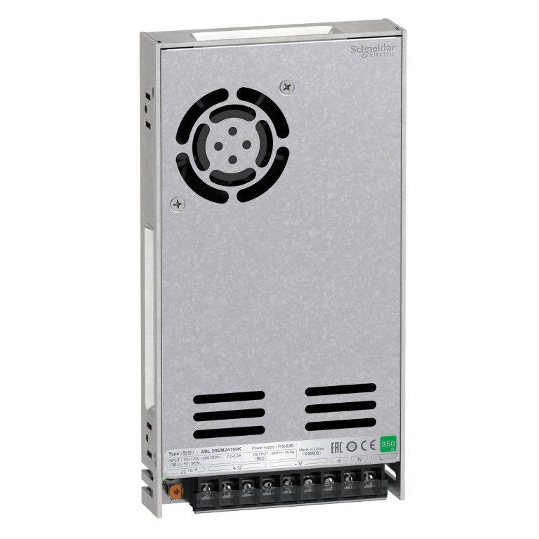 ABL2REM24150K single phase power supply, 100 240V input, 24V DC output, 351W, 14,6A Schneider Electric abl2 64986 cpsct17007