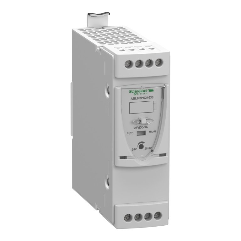 ABL8RPS24030 regulated SMPS 1 or 2-phase 100.500 V 24 V 3 A Schneider Electric abl8rps24030 main 1500x1500