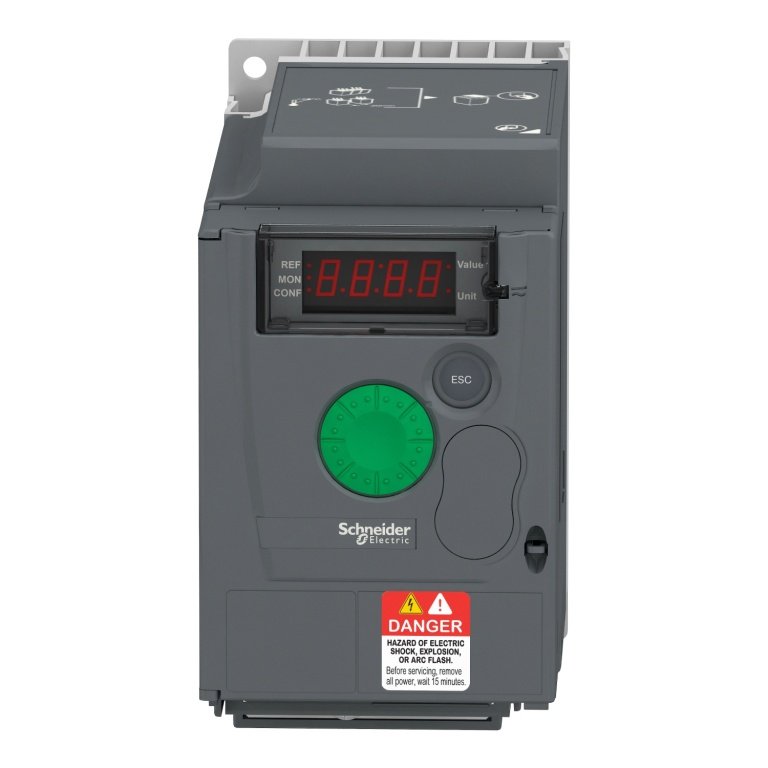 ATV310H037N4E variable speed drive, Easy Altivar 310, 0.37kW, 0.5hp, 380 to 460V, 3 phase, without filter Schneider Electric