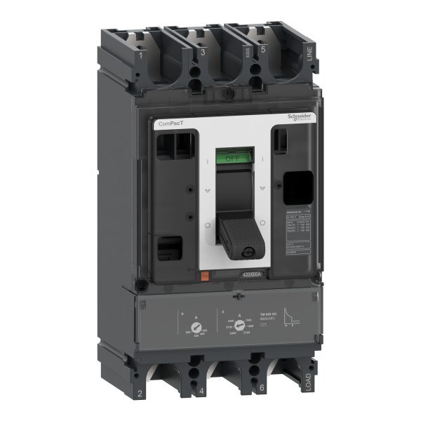 C40F3TM400D NSX400F 36kA DC 3P 400A TMD Schneider Electric c63s3tm600d image 1500x1500