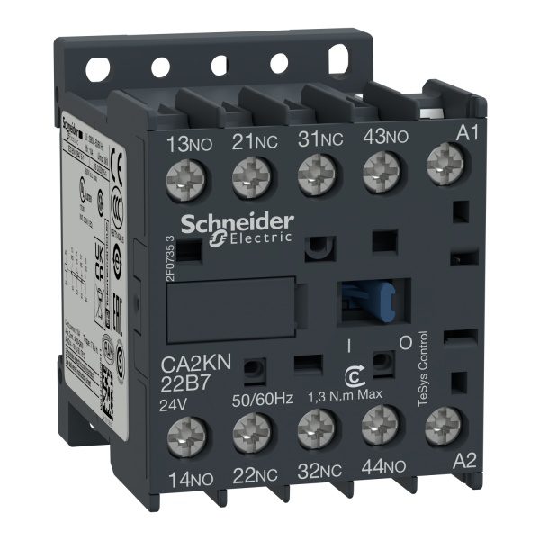 CA2KN22B7 TeSys K control relay 2 NO 2 NC ca2kn22b7 image 1500x1500
