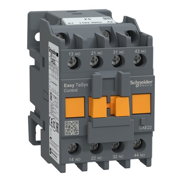 CAE22F5 Easy TeSys control relay 2 NO 2 NC cae22f5 image 1500x1500