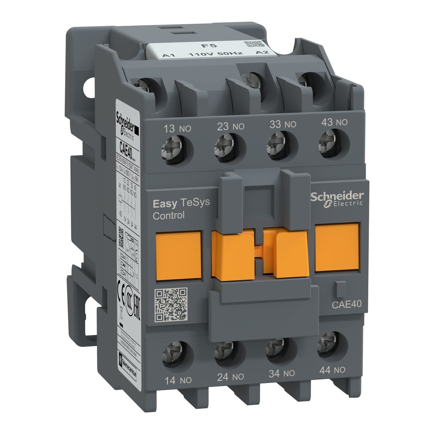 CAE40F5_Image_1500x1500 CAE40F5 Easy TeSys control relay 4 NO cae40f5 image 1500x1500