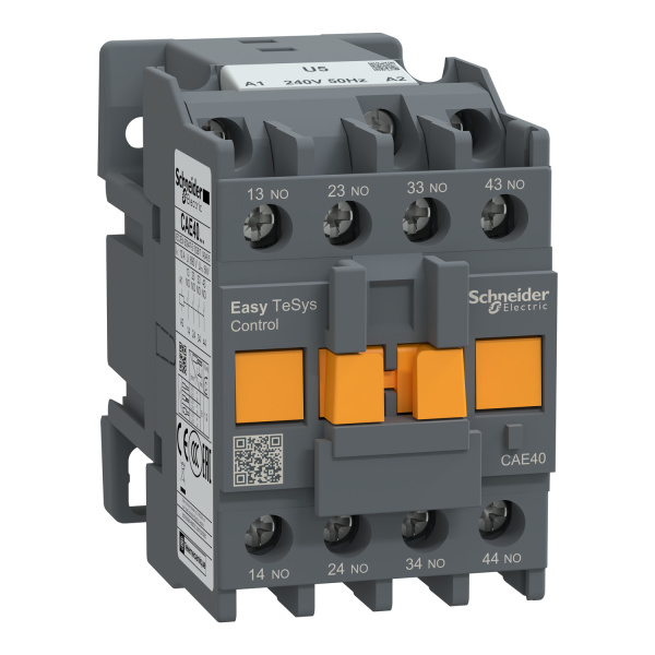 CAE40U5 Easy TeSys control relay 4 NO cae40u5 image 1500x1500
