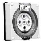 56SO550LE-GY Clipsal 56 Series, Socket Outlets, Surface Sockets IP66, 500V 50A 5 Round Pins Schneider Electric clpimg c000199