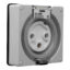 56SO332LE-GY Clipsal 56 Series, Socket Outlets, Surface Sockets IP66, 250V 32A 3 Round Pins Schneider Electric clpimg c000205