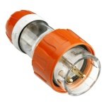56PA332-EO Clipsal 56 Series, Plugs and Extension Sockets, Straight Plugs IP66, 250V 32A 3 Round Pins Schneider Electric clpi