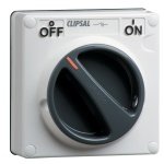 56SW232LE-GY Clipsal 56 Series, Surface Switch, 1 Gang, 2 Pole, 500VAC, 32A Schneider Electric clpimg c000259010 1500x1500