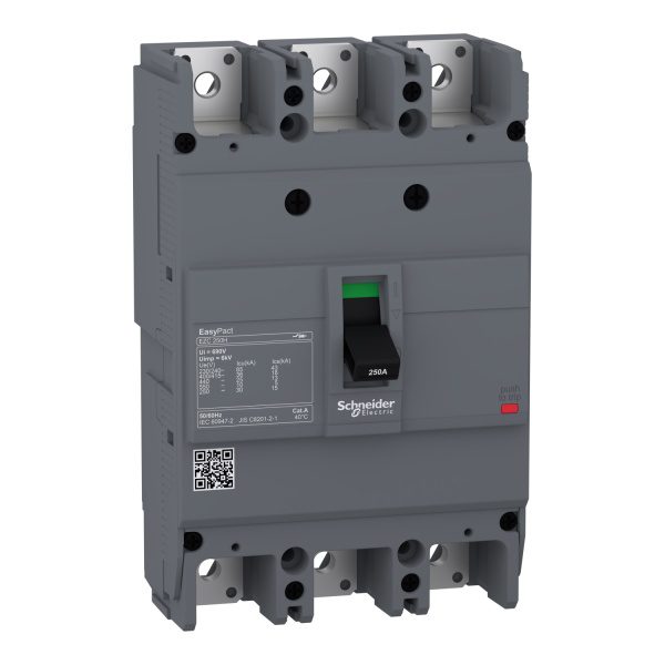 EZC250H3250 circuit breaker Easypact EZC250H TMD 250 A 3 poles 3d Schneider Electric ezc250h3250 image 1500x1500