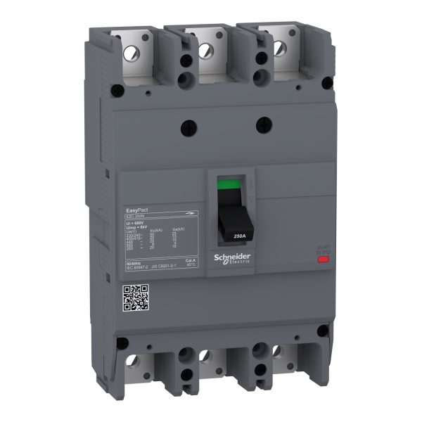 EZC250N3250 circuit breaker Easypact EZC250N TMD 250 A 3 poles 3d Schneider Electric ezc250n3250 image 1500x1500
