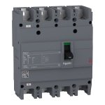 EZC250N4125 circuit breaker Easypact EZC250N TMD 125 A 4 poles 3d Schneider Electric ezc250n4250 image 1500x1500