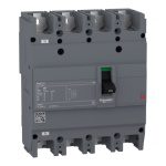 EZC250N4250 circuit breaker Easypact EZC250N TMD 250 A 4 poles 3d Schneider Electric ezc250n4250 image web