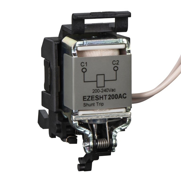 EZESHT200AC shunt trip release SHT 200.240 V AC for EZ250 Schneider Electric ezesht200ac iopmain oda19 1500x1500