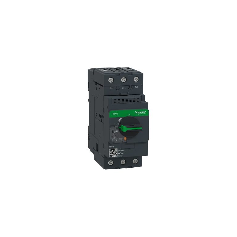 GV3P80 Motor circuit breaker, TeSys GV3, 3P, 70-80 A, thermal magnetic, EverLink terminals Schneider Electric gv3p80 image 01