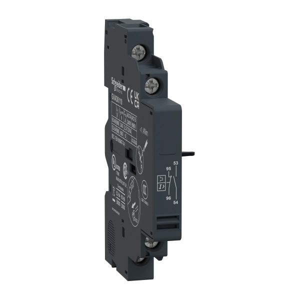 GVAD0110 TeSys GV2 GV3 auxiliary contact 1 NO 1 NC fault Schneider Electric gvad0110 image 1500x1500
