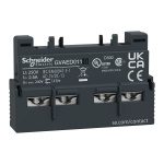 GVAED011 TeSys GV3 auxiliary contact block 1 NO 1 NC Schneider Electric gvaed011 image 1500x1500