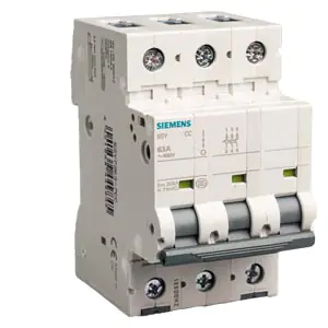 G_CN01_XX_01892i 5SY73258CC Betagard MCB 25 A, 3 Pole, 15 kA, D-Curve Siemens g cn01 xx 01892i
