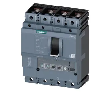 G_I202_XX_22650i 3VA2063-6HM42-0AA0 MCCB 63 A, 4 Pole, 85 kA, O L, S C E F Settings, Microprocessor Trip Unit ETU330 LIG Siemens g i202 xx 226