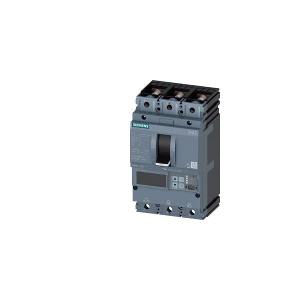 3VA2225-5JQ32-0AA0 MCCB 250 A, 3 Pole, 55 kA, O L, S C E F Settings, Microprocessor Trip Unit ETU560 LSIG Siemens g i202 xx 2