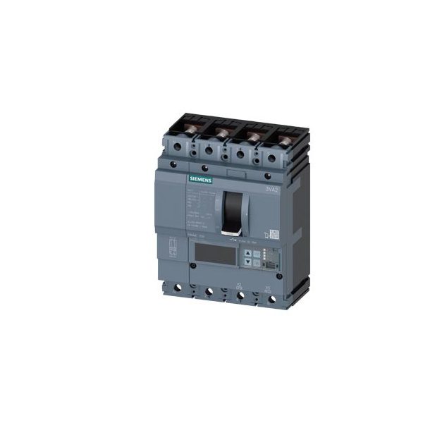 3VA2225-5JQ42-0AA0 MCCB 250 A, 4 Pole, 55 kA, O L, S C E F, Microprocessor Based Trip Unit ETU560 LSIG Siemens g i202 xx 2282