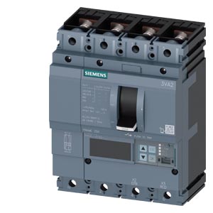 G_I202_XX_22827i 3VA2225-5KP42-0AA0 MCCB 250 A, 4 Pole, 55 kA, O L S C Settings, Microprocessor Trip Unit ETU850 LSI Siemens g i202 xx 22827i