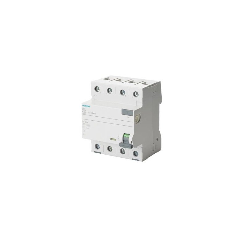 5SV36446RC Betagard RCCB 40 A, 4 Pole, 300 mA, Type A Siemens g i202 xx 22852i