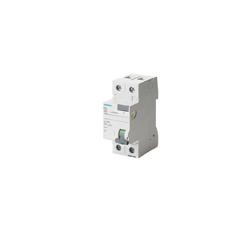5SV44140RC Betagard RCCB 40 A, 2 Pole, 100 mA, Type AC Siemens g i202 xx 22855i