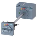 3VA9267-0FK23 door mounted rotary operator standard IEC IP65 with door interlock 24 V DC lighting kit accessory for 3VA20 21