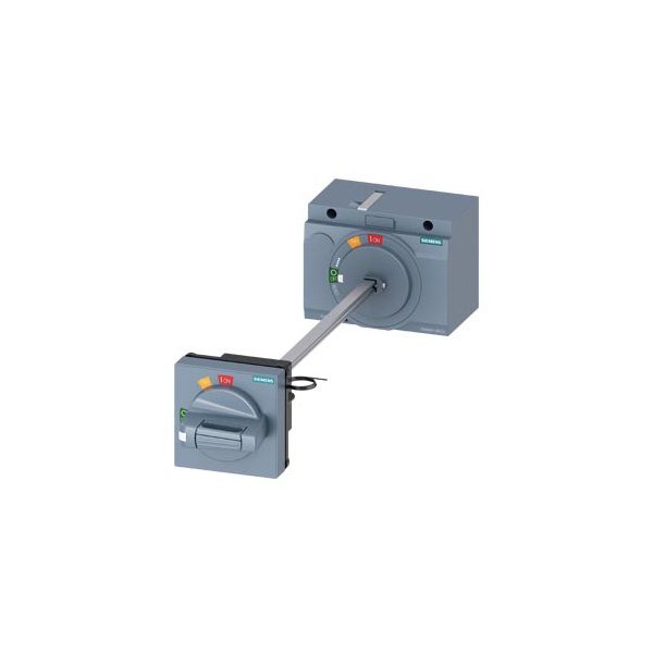 3VA9267-0FK23 door mounted rotary operator standard IEC IP65 with door interlock 24 V DC lighting kit accessory for 3VA20 21