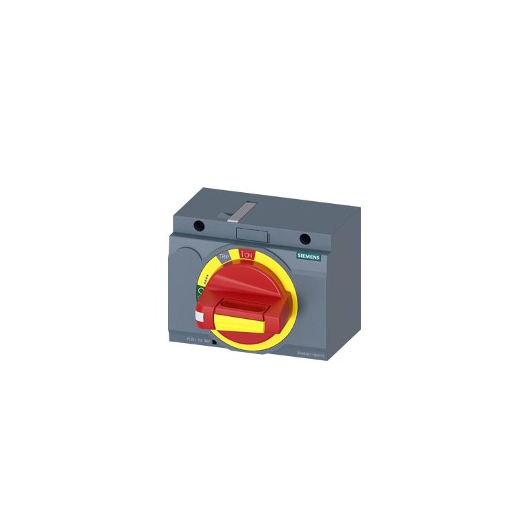 3VA92670EK15 front mounted rotary operator EMERGENCY OFF IEC IP30 40 accessory for 3VA20 21 22 Siemens g i202 xx 22873i