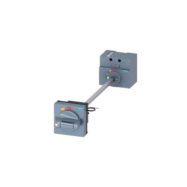 3VA9157-0FK23 door mounted rotary operator standard IEC IP65 with door interlock 24 V DC lighting kit accessory for 3VA10 11