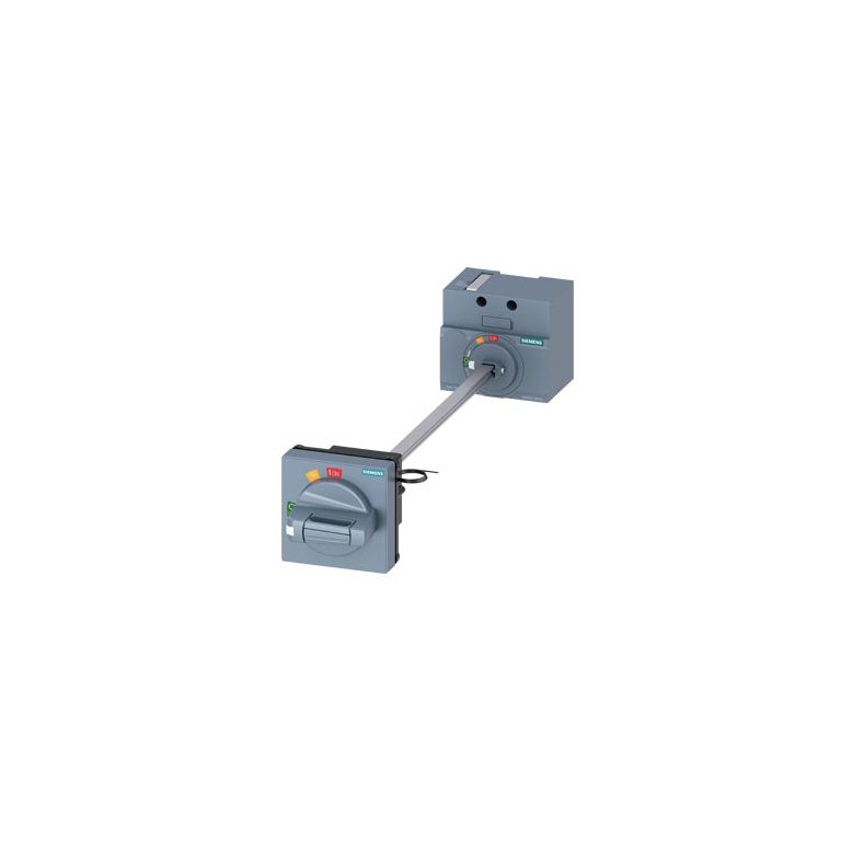 3VA9157-0FK23 door mounted rotary operator standard IEC IP65 with door interlock 24 V DC lighting kit accessory for 3VA10 11
