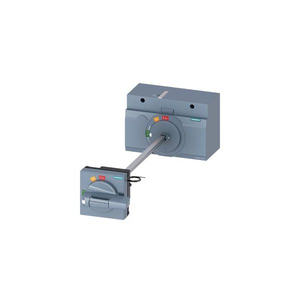3VA9467-0FK23 door mounted rotary operator standard IEC IP65 with door interlock 24 V DC lighting kit accessory for 3VA13 14