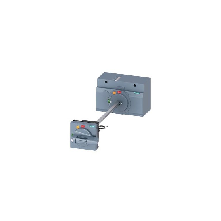 3VA9467-0FK23 door mounted rotary operator standard IEC IP65 with door interlock 24 V DC lighting kit accessory for 3VA13 14