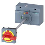 3VA94670FK25 door mounted rotary operator EMERGENCY OFF IEC IP65 with door interlock accessory for 3VA13 14 3VA23 24 Siemens
