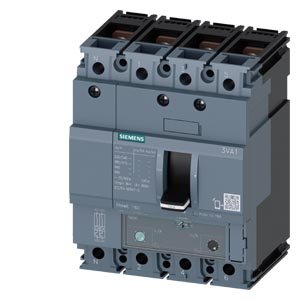 G_I202_XX_24566i 3VA1196-3GF42-0AA0 MCCB 16 A, 4 Pole, 25 kA, Adjustable O L Adjustable S C Settings, Thermal Magnetic Trip Unit ATAM Siemens