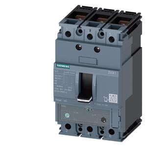 G_I202_XX_24570i 3VA11965EF320AA0 MCCB 16 A, 3 Pole, 55 KA, Adjustable O L Adjustable S C Settings, Thermal Magnetic Trip Unit ATAM Siemens g