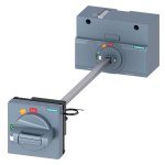 3VA9257-0FK23 door mounted rotary operator standard IEC IP65 with door interlock 24 V DC lighting kit accessory for 3VA12 Sie