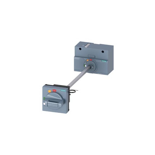 3VA9257-0FK23 door mounted rotary operator standard IEC IP65 with door interlock 24 V DC lighting kit accessory for 3VA12 Sie