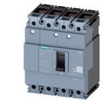 3VM10803ED420AA0 MCCB 80 A, 4 Pole, 25 kA, Fixed O L Fixed S C Settings, Thermal Magnetic Trip Unit FTFM Siemens g i202 xx 31