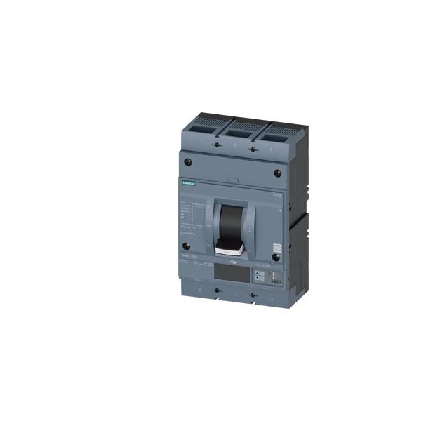 3VA25805JP320AA0 MCCB 800 A, 3 Pole, 55 KA, O L S C, Microprocessor Based Trip Unit ETU550 LSI Siemens g i202 xx 34725i