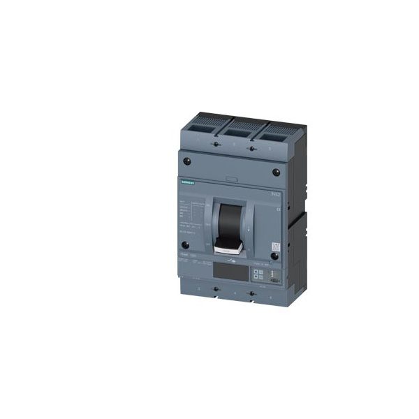 3VA25805KQ320AA0 3VA MCCB 800 A, 3 Pole, 55 kA, O L, S C E F, Microprocessor Based Trip Unit ETU860 LSIG Siemens g i202 xx 34