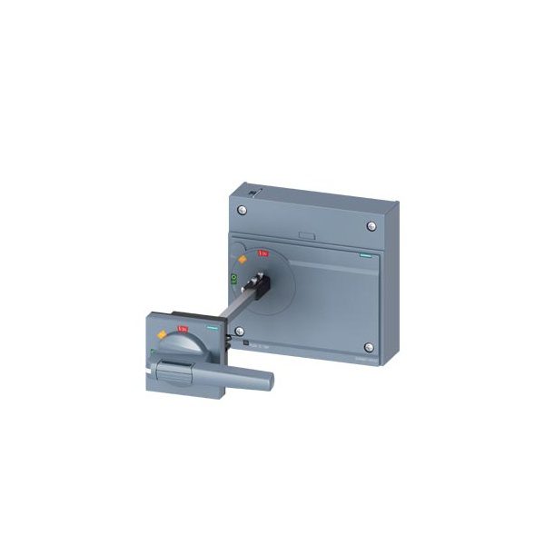 3VA9687-0FK23 door mounted rotary operator standard IEC IP65 with door interlock 24 V DC lighting kit accessory for 3VA15 3VA